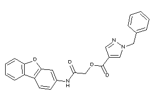 Image of 1-benzylpyrazole-4-carboxylic Acid [2-(dibenzofuran-3-ylamino)-2-keto-ethyl] Ester