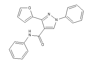 Image of 3-(2-furyl)-N,1-diphenyl-pyrazole-4-carboxamide