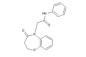 2-(4-keto-2,3-dihydro-1,5-benzoxazepin-5-yl)-N-phenyl-acetamide