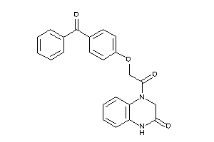 Image of 4-[2-(4-benzoylphenoxy)acetyl]-1,3-dihydroquinoxalin-2-one