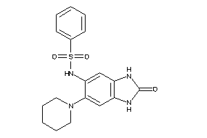 N-(2-keto-6-piperidino-1,3-dihydrobenzimidazol-5-yl)benzenesulfonamide