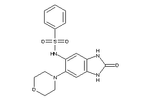N-(2-keto-6-morpholino-1,3-dihydrobenzimidazol-5-yl)benzenesulfonamide