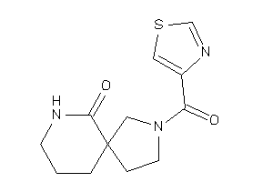 2-(thiazole-4-carbonyl)-2,9-diazaspiro[4.5]decan-10-one