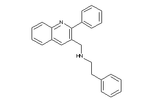 Phenethyl-[(2-phenyl-3-quinolyl)methyl]amine