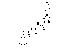 N-dibenzofuran-3-yl-1-phenyl-triazole-4-carboxamide