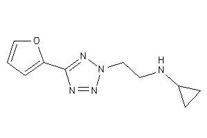 Cyclopropyl-[2-[5-(2-furyl)tetrazol-2-yl]ethyl]amine