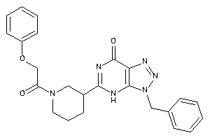 Image of 3-benzyl-5-[1-(2-phenoxyacetyl)-3-piperidyl]-4H-triazolo[4,5-d]pyrimidin-7-one