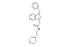 2-(1-benzylindol-3-yl)-N-(2-morpholinoethyl)acetamide