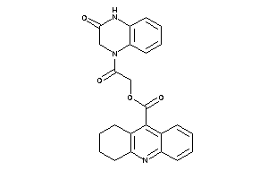 1,2,3,4-tetrahydroacridine-9-carboxylic Acid [2-keto-2-(3-keto-2,4-dihydroquinoxalin-1-yl)ethyl] Ester