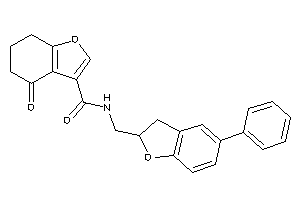 4-keto-N-[(5-phenylcoumaran-2-yl)methyl]-6,7-dihydro-5H-benzofuran-3-carboxamide