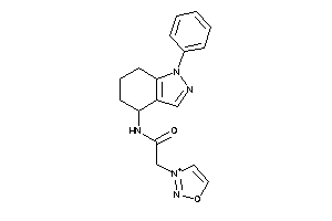 2-(oxadiazol-3-ium-3-yl)-N-(1-phenyl-4,5,6,7-tetrahydroindazol-4-yl)acetamide