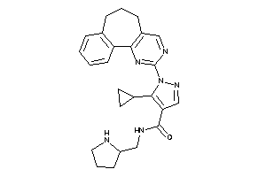 5-cyclopropyl-N-(pyrrolidin-2-ylmethyl)-1-BLAHyl-pyrazole-4-carboxamide