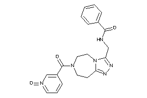 N-[[7-(1-ketonicotinoyl)-5,6,8,9-tetrahydro-[1,2,4]triazolo[3,4-g][1,4]diazepin-3-yl]methyl]benzamide