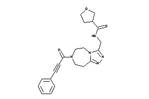 Image of N-[[7-(3-phenylpropioloyl)-5,6,8,9-tetrahydro-[1,2,4]triazolo[3,4-g][1,4]diazepin-3-yl]methyl]tetrahydrofuran-3-carboxamide