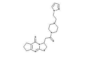 [2-keto-2-[4-(2-pyrazol-1-ylethyl)piperazino]ethyl]BLAHone