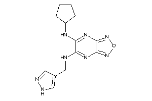 Cyclopentyl-[5-(1H-pyrazol-4-ylmethylamino)furazano[3,4-b]pyrazin-6-yl]amine