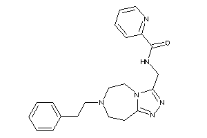 N-[(7-phenethyl-5,6,8,9-tetrahydro-[1,2,4]triazolo[3,4-g][1,4]diazepin-3-yl)methyl]picolinamide