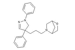 5-[3-(1,4-diphenyl-2-pyrazolin-4-yl)propyl]-2-oxa-5-azabicyclo[2.2.1]heptane