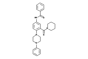 N-[4-(4-phenylpiperazino)-3-(piperidine-1-carbonyl)phenyl]benzamide