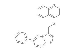 4-[(6-phenyl-[1,2,4]triazolo[3,4-f]pyridazin-3-yl)methoxy]quinoline