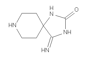 Image of 4-imino-1,3,8-triazaspiro[4.5]decan-2-one