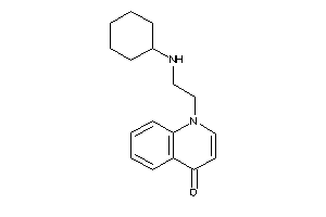 1-[2-(cyclohexylamino)ethyl]-4-quinolone
