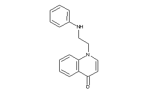 1-(2-anilinoethyl)-4-quinolone