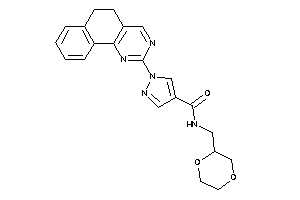 Image of 1-(5,6-dihydrobenzo[h]quinazolin-2-yl)-N-(1,4-dioxan-2-ylmethyl)pyrazole-4-carboxamide