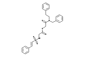2-(styrylsulfonylamino)acetic Acid [2-[benzyl(phenethyl)amino]-2-keto-ethyl] Ester