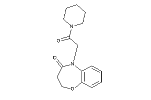 5-(2-keto-2-piperidino-ethyl)-2,3-dihydro-1,5-benzoxazepin-4-one