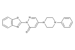 Image of 2-(1,3-benzoxazol-2-yl)-5-(4-phenylpiperazino)pyridazin-3-one