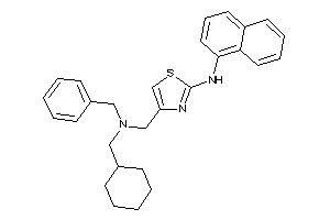 Image of Benzyl-(cyclohexylmethyl)-[[2-(1-naphthylamino)thiazol-4-yl]methyl]amine
