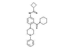 N-[4-(4-phenylpiperazino)-3-(piperidine-1-carbonyl)phenyl]cyclobutanecarboxamide