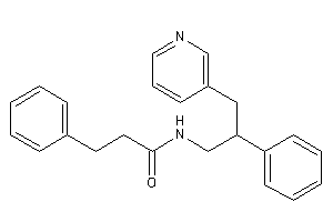 Image of 3-phenyl-N-[2-phenyl-3-(3-pyridyl)propyl]propionamide