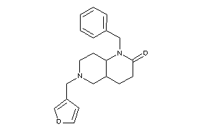 1-benzyl-6-(3-furfuryl)-4,4a,5,7,8,8a-hexahydro-3H-1,6-naphthyridin-2-one