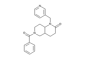 6-benzoyl-1-(3-pyridylmethyl)-4,4a,5,7,8,8a-hexahydro-3H-1,6-naphthyridin-2-one