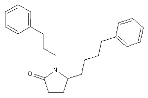 5-(4-phenylbutyl)-1-(3-phenylpropyl)-2-pyrrolidone