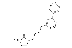 Image of 5-[4-(3-phenylphenyl)butyl]-2-pyrrolidone