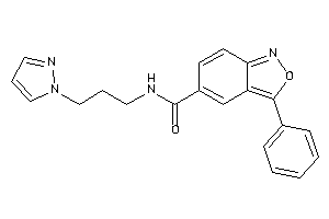 3-phenyl-N-(3-pyrazol-1-ylpropyl)anthranil-5-carboxamide