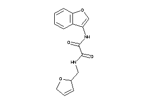 Image of N'-(benzofuran-3-yl)-N-(2,5-dihydrofuran-2-ylmethyl)oxamide
