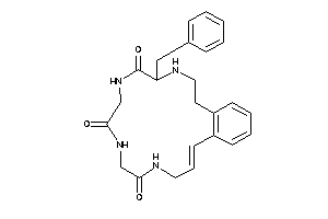 5-benzyl-4,7,10,13-tetrazabicyclo[15.4.0]henicosa-1(17),15,18,20-tetraene-6,9,12-trione