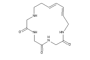 2,5,8,16-tetrazacycloheptadeca-10,12-diene-1,4,7-trione