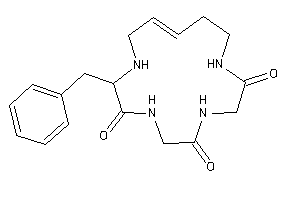 8-benzyl-3,6,9,15-tetrazacyclopentadec-11-ene-1,4,7-trione