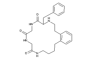 5-benzyl-4,7,10,13-tetrazabicyclo[16.4.0]docosa-1(18),19,21-triene-6,9,12-trione