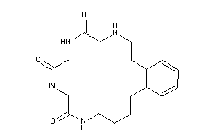 4,7,10,13-tetrazabicyclo[16.4.0]docosa-1(18),19,21-triene-6,9,12-trione