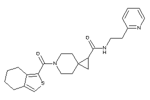Image of N-[2-(2-pyridyl)ethyl]-6-(4,5,6,7-tetrahydroisobenzothiophene-1-carbonyl)-6-azaspiro[2.5]octane-2-carboxamide