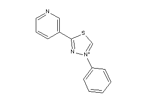 Image of 3-phenyl-5-(3-pyridyl)-1,3,4-thiadiazol-3-ium