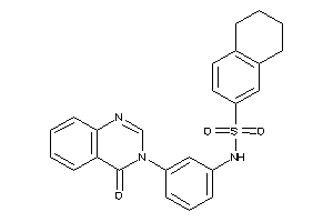 Image of N-[3-(4-ketoquinazolin-3-yl)phenyl]tetralin-6-sulfonamide