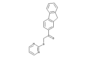 1-(9H-fluoren-2-yl)-2-(2-pyrimidylthio)ethanone