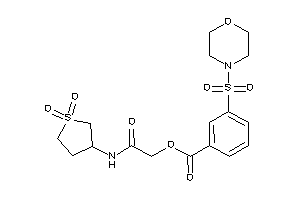 3-morpholinosulfonylbenzoic Acid [2-[(1,1-diketothiolan-3-yl)amino]-2-keto-ethyl] Ester